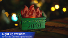 Load image into Gallery viewer, Dumpster Fire Ornament
